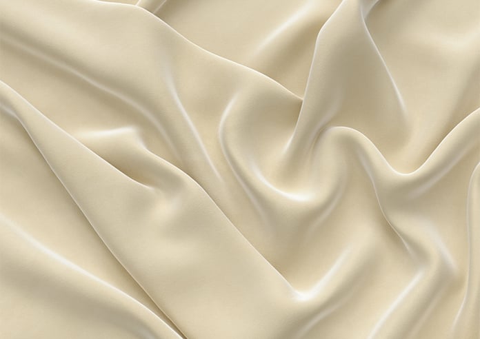 Ultra Luxe Velvet, Cream - Motorised Roman Blind - Image 4